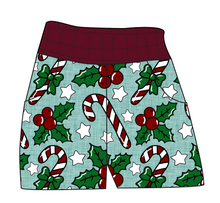 Load image into Gallery viewer, Holly and Candy Canes Ladies' Joggers and Jogger Shorts