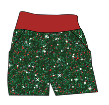 Load image into Gallery viewer, Holly Jolly Glitter Basic Joggers And Jogger Shorts