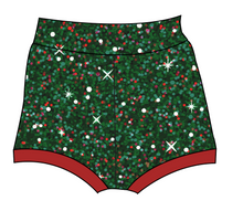 Load image into Gallery viewer, Holly Jolly Glitter Bummies