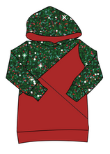Load image into Gallery viewer, Holly Jolly Glitter Classic Hoodie (or Crewneck)