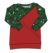 Load image into Gallery viewer, Holly Jolly Glitter Classic Hoodie (or Crewneck)