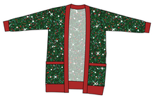Load image into Gallery viewer, Holly Jolly Glitter Kids Grandpa Cardigan