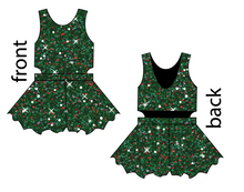 Load image into Gallery viewer, Holly Jolly Glitter Kids Playsuit