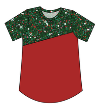 Load image into Gallery viewer, Holly Jolly Glitter Kids' Relaxed Tee