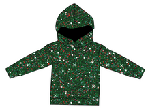 Load image into Gallery viewer, Holly Jolly Glitter Ladies Oversized Hoodie