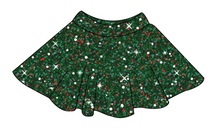 Load image into Gallery viewer, Holly Jolly Glitter Ladies' Circle Skirt