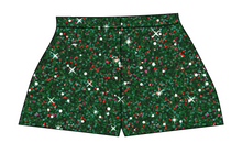 Load image into Gallery viewer, Holly Jolly Glitter Ladies' Lounge Shorts