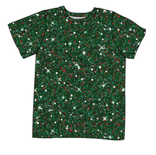 Load image into Gallery viewer, Holly Jolly Glitter Mens' Tee
