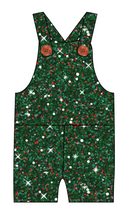 Load image into Gallery viewer, Holly Jolly Glitter Overalls and Shortalls