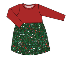Load image into Gallery viewer, Holly Jolly Glitter Play Dress