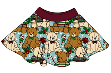 Load image into Gallery viewer, Holiday Teddies Circle Skirt