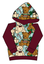 Load image into Gallery viewer, Holiday Teddies Classic Hoodie (or Crewneck)