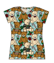 Load image into Gallery viewer, Holiday Teddies Ladies' Basic Tee