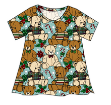 Load image into Gallery viewer, Holiday Teddies Ladies' Swing Tee