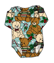 Load image into Gallery viewer, Holiday Teddies Lap Neck Bodysuit