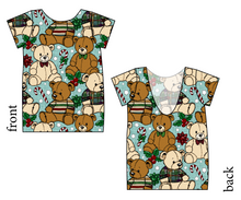 Load image into Gallery viewer, Holiday Teddies Low Back Ballerina Tee