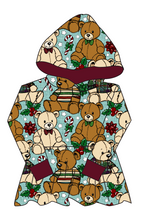 Load image into Gallery viewer, Holiday Teddies Peplum Hoodie (or Crewneck)