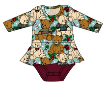 Load image into Gallery viewer, Holiday Teddies Peplum Top