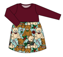 Load image into Gallery viewer, Holiday Teddies Play Dress