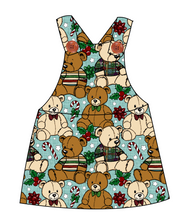 Load image into Gallery viewer, Holiday Teddies Skirt-Alls
