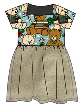 Load image into Gallery viewer, Holiday Teddies Tulle Dress