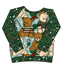 Load image into Gallery viewer, Holiday Teddies Classic Hoodie (or Crewneck)