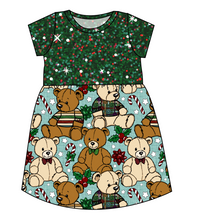Load image into Gallery viewer, Holiday Teddies Play Dress