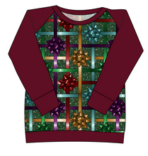 Load image into Gallery viewer, Gift Bows Ladies' Classic Crewneck
