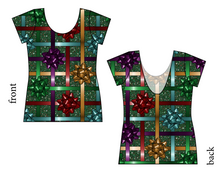 Load image into Gallery viewer, Gift Bows Ladies' Low Back Ballerina Tee