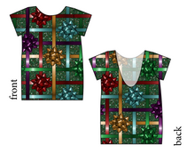 Load image into Gallery viewer, Gift Bows Low Back Ballerina Tee