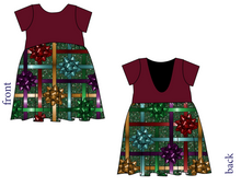 Load image into Gallery viewer, Gift Bows Low Back Dress