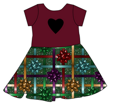 Load image into Gallery viewer, Gift Bows Molly Heart Back Twirly Dress