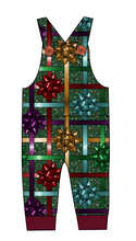 Load image into Gallery viewer, Gift Bows Overalls and Shortalls