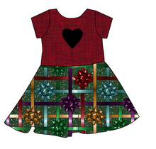 Load image into Gallery viewer, Gift Bows Molly Heart Back Twirly Dress