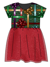 Load image into Gallery viewer, Gift Bows Tulle Dress