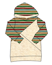 Load image into Gallery viewer, 90s Holiday Stripe Classic Hoodie (or Crewneck)