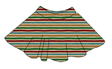 Load image into Gallery viewer, 90s Holiday Stripe Ladies' Circle Skirt