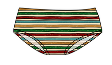 Load image into Gallery viewer, 90s Holiday Stripe Ladies' Underwear