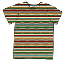 Load image into Gallery viewer, 90s Holiday Stripe Mens' Tee