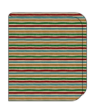 Load image into Gallery viewer, 90s Holiday Stripe Swaddle Blanket