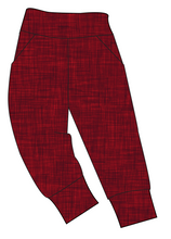 Load image into Gallery viewer, Crimson Linen Basic Joggers And Jogger Shorts