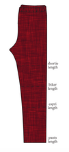 Load image into Gallery viewer, Crimson Linen Basic Leggings