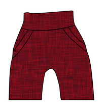 Load image into Gallery viewer, Crimson Linen Beanpole Pants And Shorts