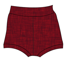 Load image into Gallery viewer, Crimson Linen Bummies