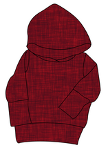 Load image into Gallery viewer, Crimson Linen Grow With Me Hoodie (or Crewneck)