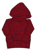 Load image into Gallery viewer, Crimson Linen Grow With Me Hoodie (or Crewneck)