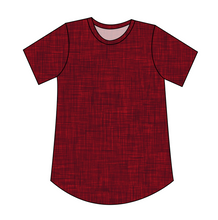 Load image into Gallery viewer, Crimson Linen Ladies' Relaxed Tee