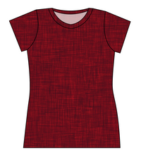 Load image into Gallery viewer, Crimson Linen Ladies' Basic Tee