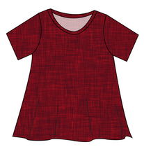 Load image into Gallery viewer, Crimson Linen Ladies' Swing Tee