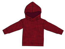 Load image into Gallery viewer, Crimson Linen Oversized Hoodie